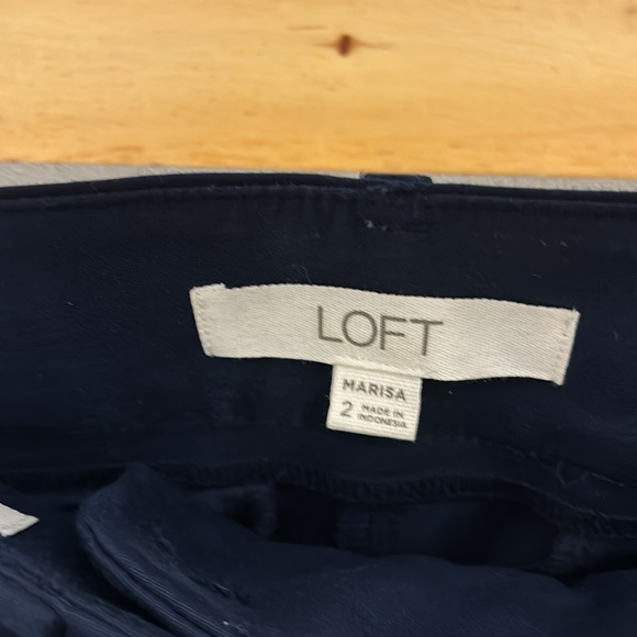 Loft Marisa navy blue trousers - Picture 3 of 5